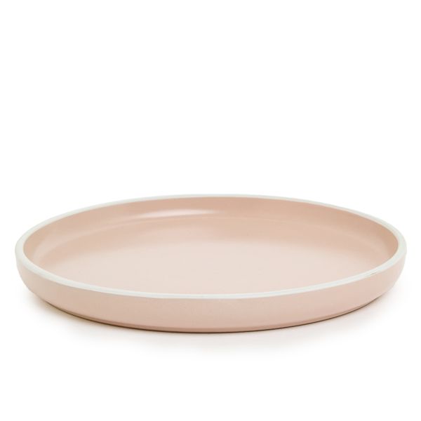 George &amp; Mason - Dusty Pink Ceramic Stackable 4 Pack Side Plates