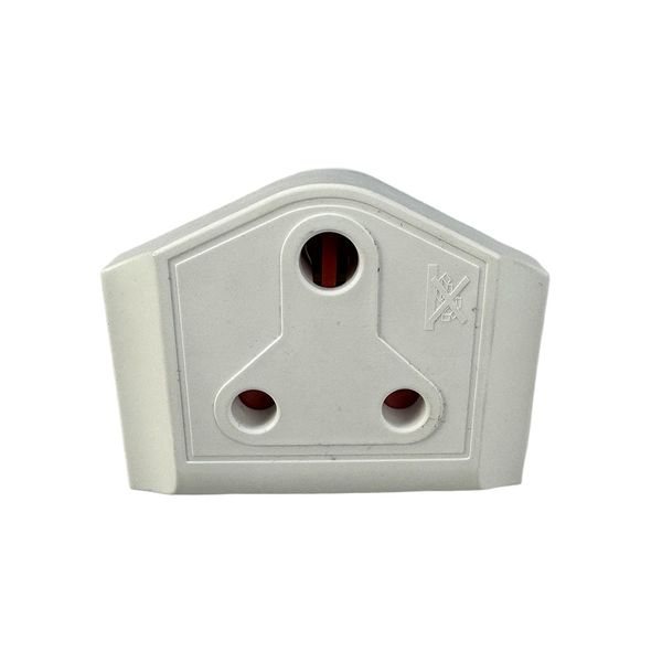 ACDC - White 16A 1x SA And 2x Euro Plug Adaptor