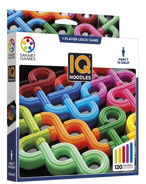 SmartGames IQ Noodles - Travel Logic Puzzle (Ages 7+)
