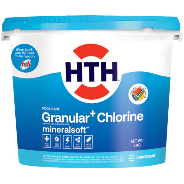 HTH Granular &amp; Mineral Soft Pool Cleaners - Pool Chemicals (8kg)