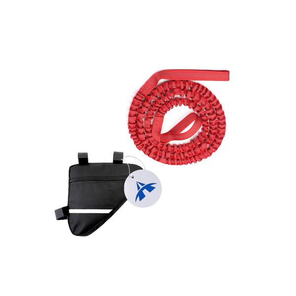 Bike Elastic Tow Rope Bike Cycling Bungee Tow Rope with Storage Bag
