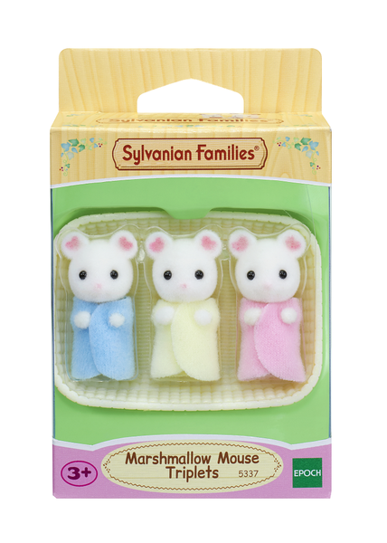 Sylvanian Families Marshmallow Mouse Triplets
