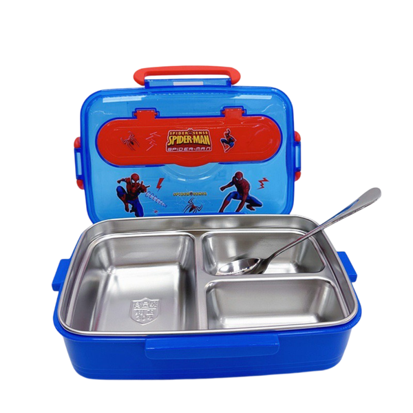 Stainless Steel Lunch Box for Kids - Durable &amp; Portable Food Box