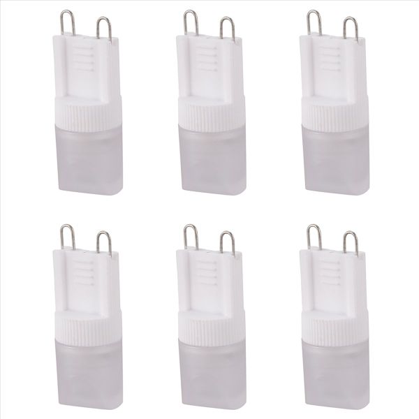 6X G9 Warm White 1 LED Bulb Spot Light Lamp 1W AC 220V-240V High Power
