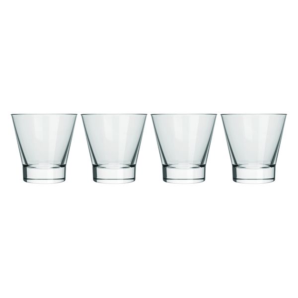 Consol Seville Whiskey Tumbler 4 Pack - 350ml