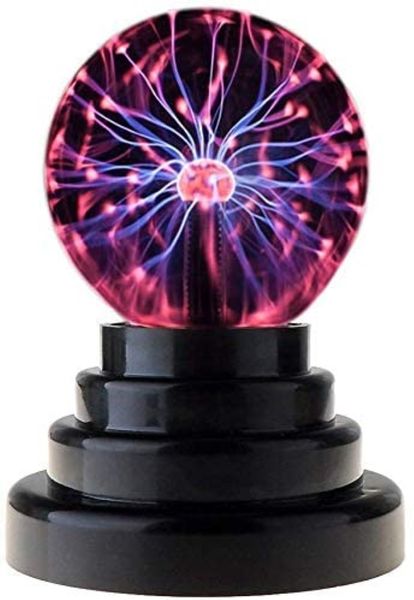Magic Lightning Plasma Ball Decorative Desktop Light(4.0 Inches)