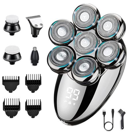 Professional Electric Shaver, 5 in 1 Shaver, Bald Razor for Men's Image