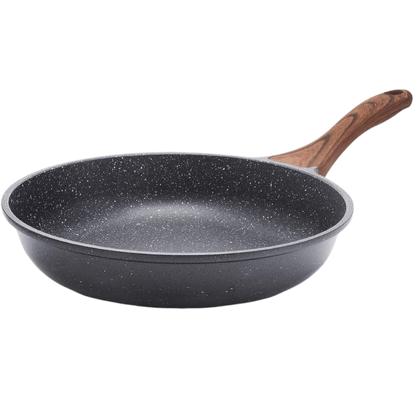 Nonstick Frying Pan Skillet for Gas, Healthy Stone Cookware Chef's Pan