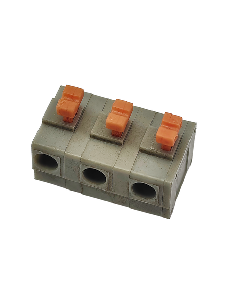 MRT1-P7,5-3E 7.5mm Screwless Spring Terminal Block 3-Way 12A 250V Green