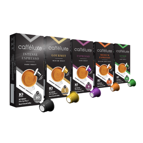 Caffeluxe Nespresso Compatible Signature Range Coffee Capsules 50 Pack Shop Today. Get it