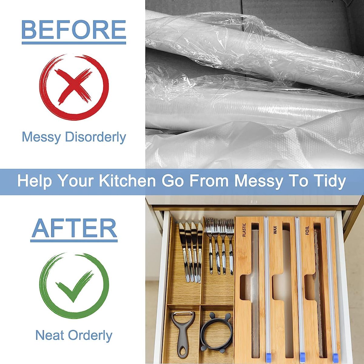 3in1 Wrap Dispenser With Slide Cutter Plastic Wrap IB283 Buy Online