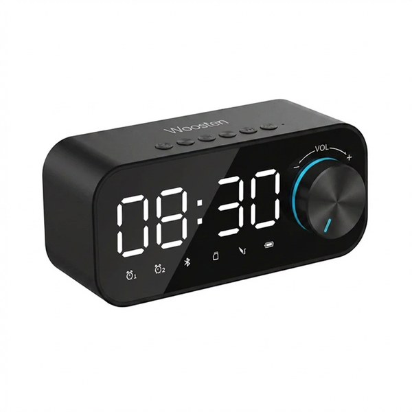 Woosien Digital Radio Clock with Time and Alarm