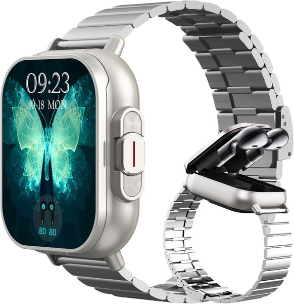 Smart Watch with Earbuds, 2.01 HD Smartwatch Health and Fitness Tracker