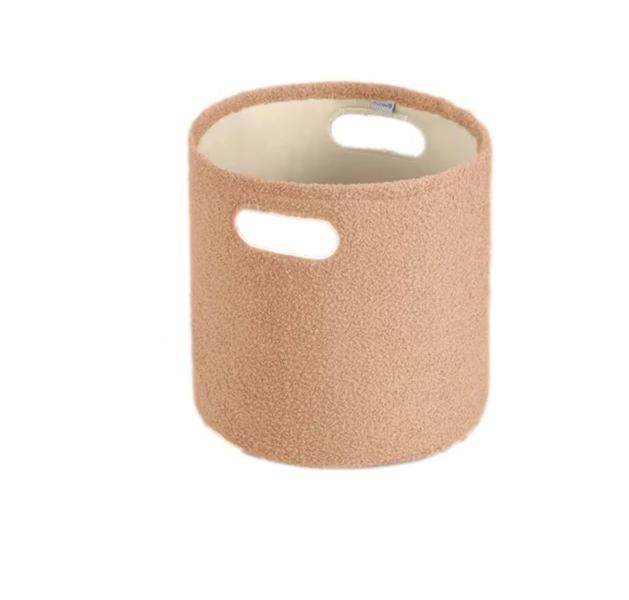 Fleece Organizer for Kids Room. Brown