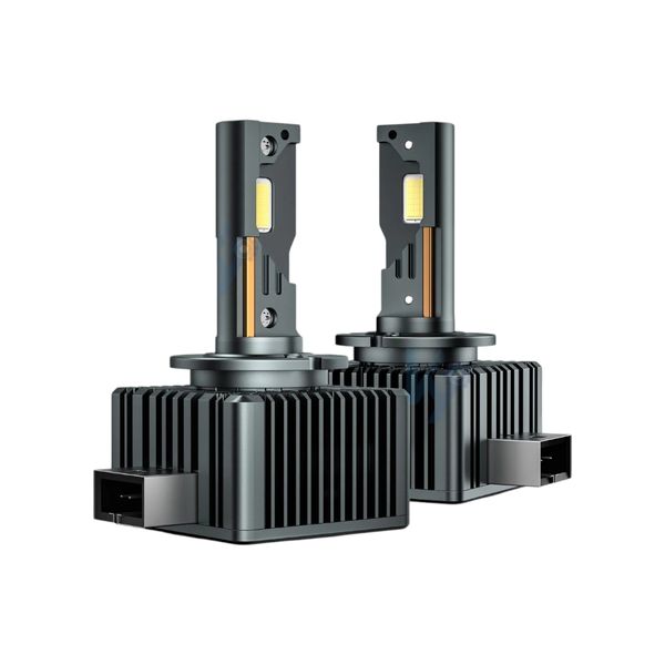 D1S 6200LM 35w Xenon Led Headlight Bulbs With Built In Fan- Pack Of 2