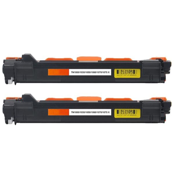 2 Pack Brother TN1000/1030/1070 Compatible Toner Cartridge Replacement