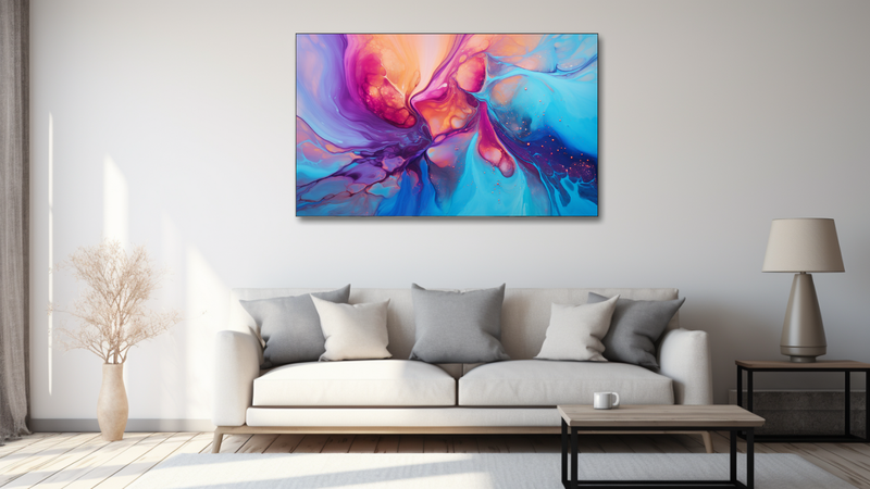 Canvas Wall Art - Fluid Dynamics Experiment - MT0301