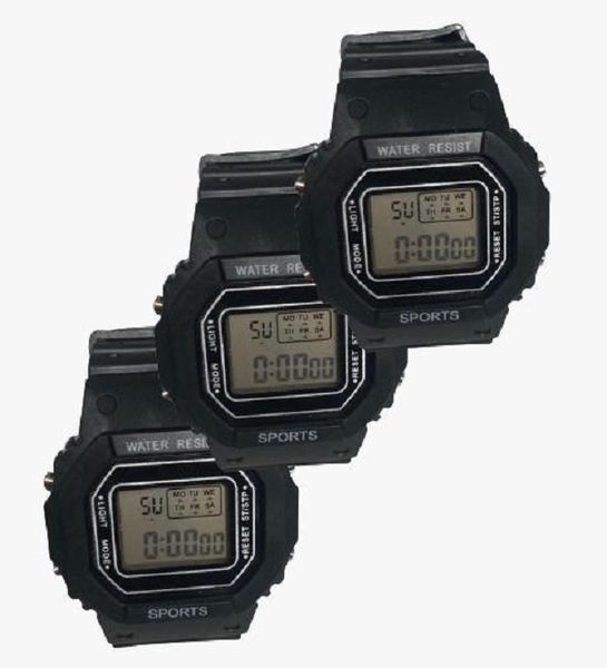 3 x Digital Sports Water Resistant Watches Shop Today. Get it