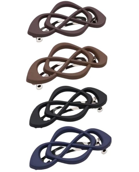 4 Pack Vintage French Barrette Hair Clips,