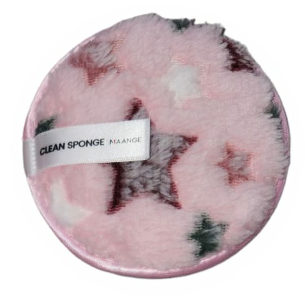 Large Reusable Make Up Remover Pad -Pink Stars