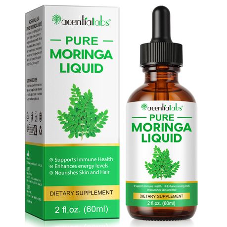 Acentiallabs Pure Moringa Liquid Dietary Supplement 60ml Image