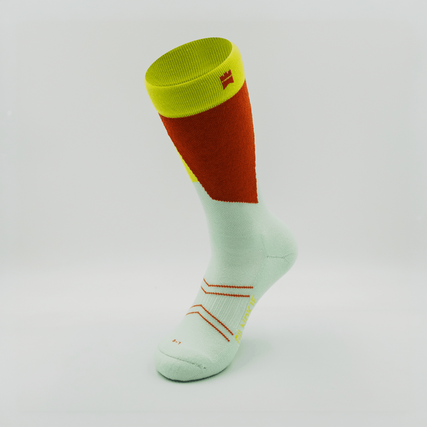 Gilnokie Tilt 2.0 - Geometric - Crew Height Sock
