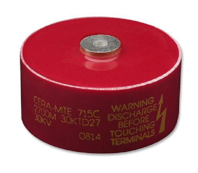 Vishay (715C40KTD20) Ceramic Disc Capacitor, 2000 pF, 40 kV, ± 20%
