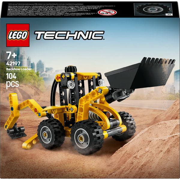 LEGO® Technic Backhoe Loader Construction Toy Vehicle Set 42197