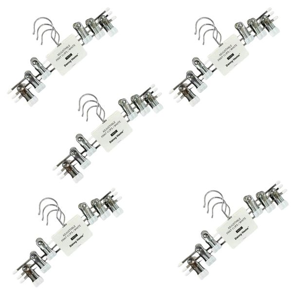 Metal Pants Hangers with Clips - 15 Piece set (30cm)
