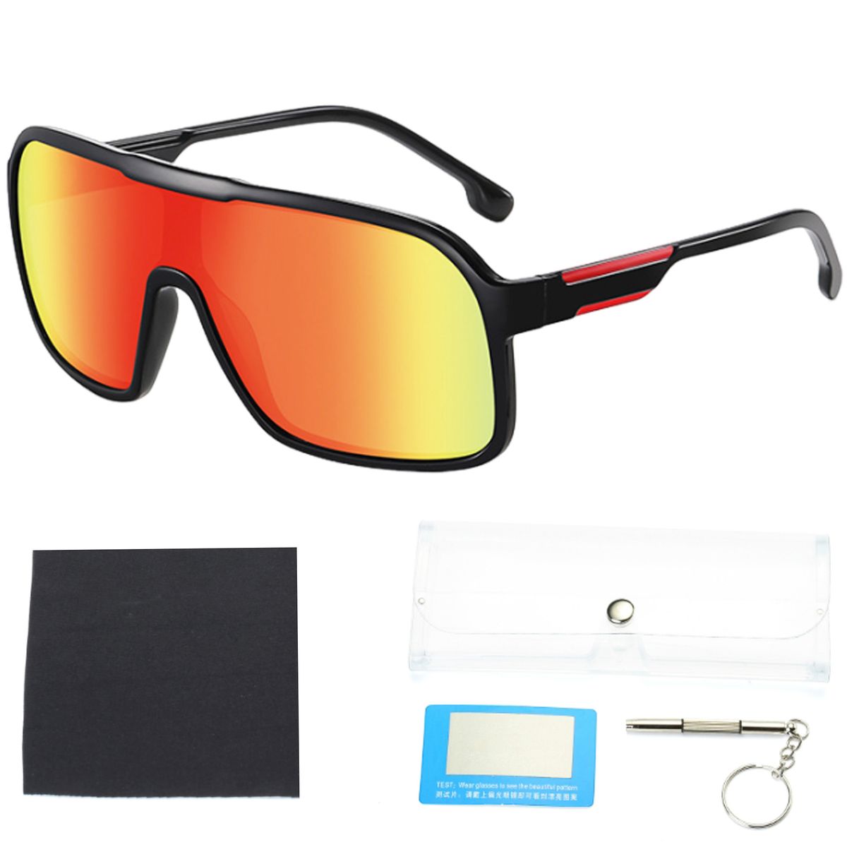 Polarized Sunglasses Reflective Lens Sports Sunglasses for Men Women