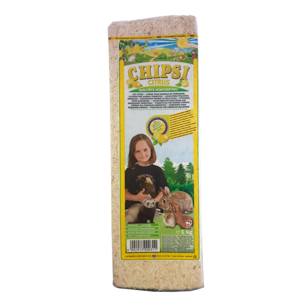 Chipsi Citrus Wood Chip Litter for Rodents 15l / 1kg