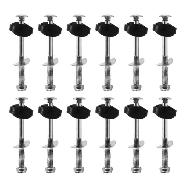 12Pcs Galvanized Steel Trampoline Screws For Trampoline Assembly