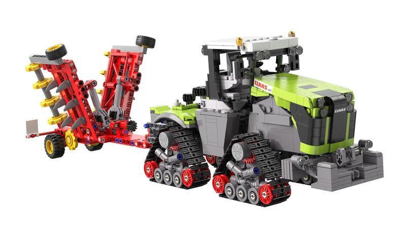 CaDA 1/32 Claas Xerion 5000 Trac TS - 1336 pieces - 50cm Long