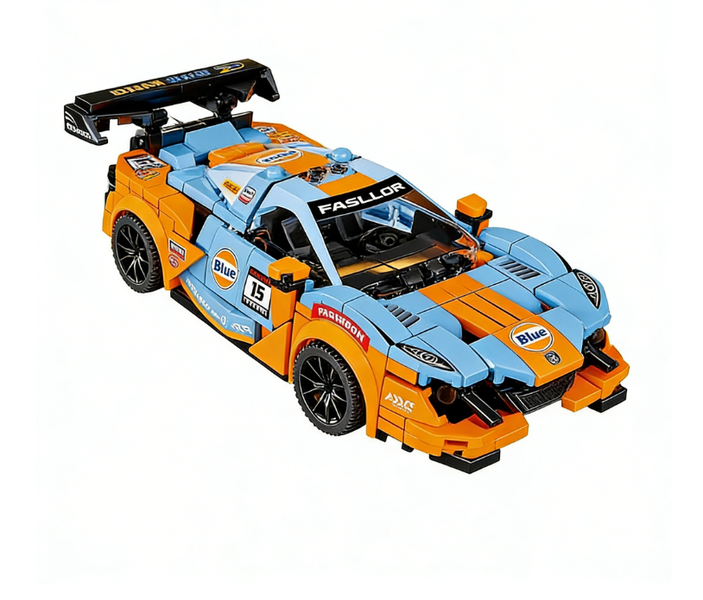 Apollo Racing Car Building Blocks - 326-Piece Le Yi Speed Model Set