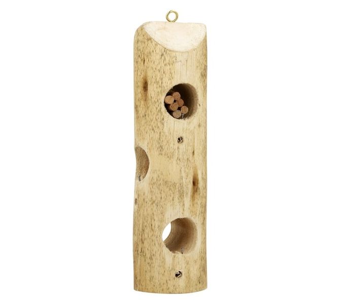 Bird Suet Log Feeder Garden Accessory