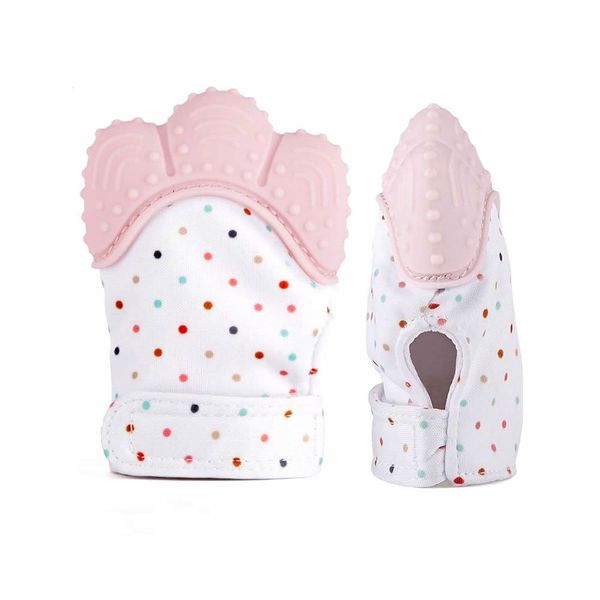 Comfy Kids Teething Mitten Glove - Pink