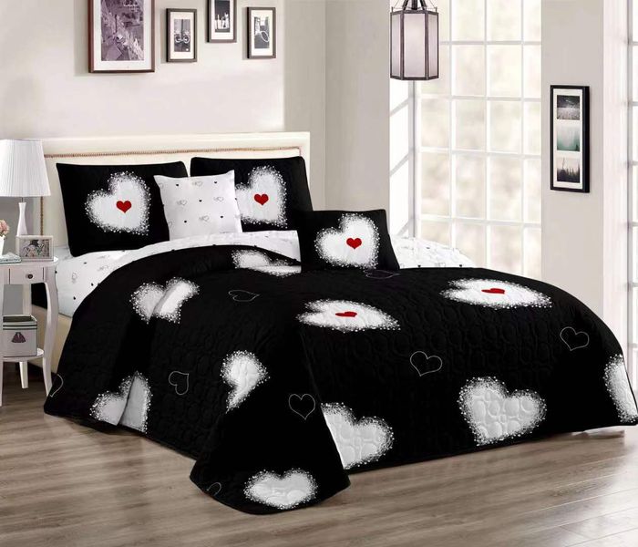 Classic Quilted Bedspread 5 Piece