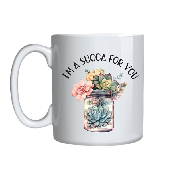 Succa for you Coffee Mugs for Succulant Lovers Graphic Cup Present 027