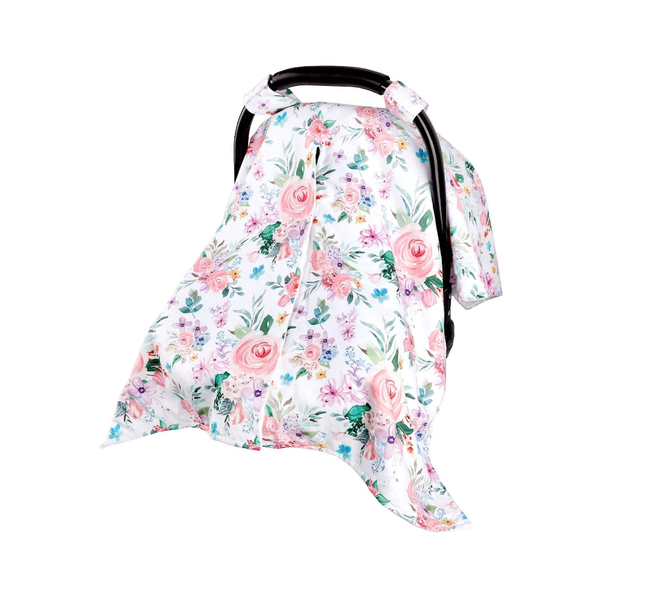 Baby Car Seat Cover - Floral