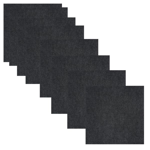 Decor Self Adhesive Square Carpet Floor Tiles - Set of 20