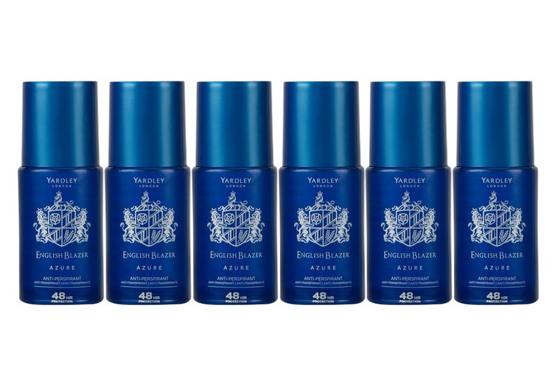 Yardley English Blazer Azure Roll On 6 x 50ml