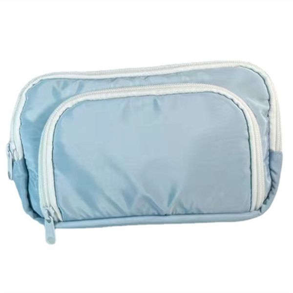 Student Pencil Bag Ins Large-Capacity Simple Front Window Stationery Box Gi