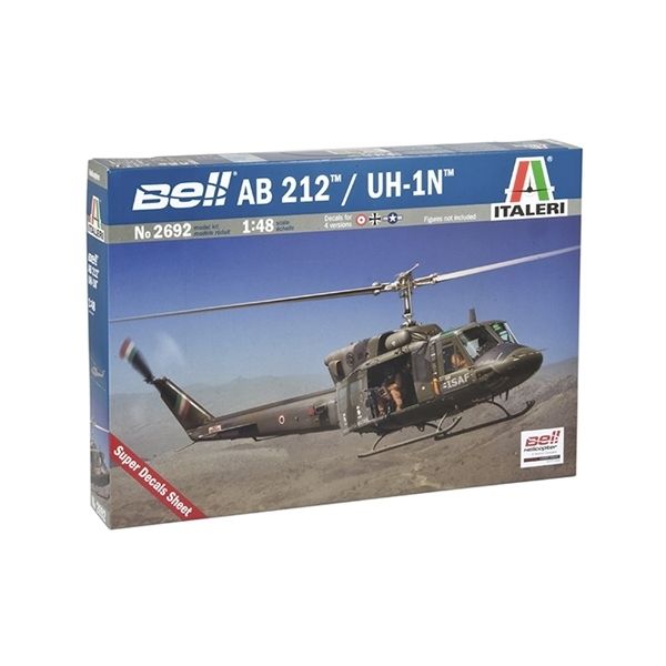 Italeri 1/48 AB 212 / UH 1N Helicopter Plastic Model Kit