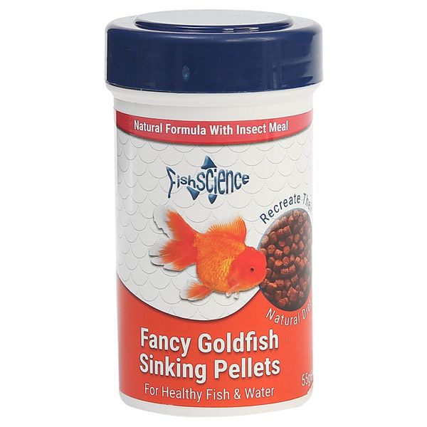 Fish Science Fancy Goldfish Sinking Pellets 55g