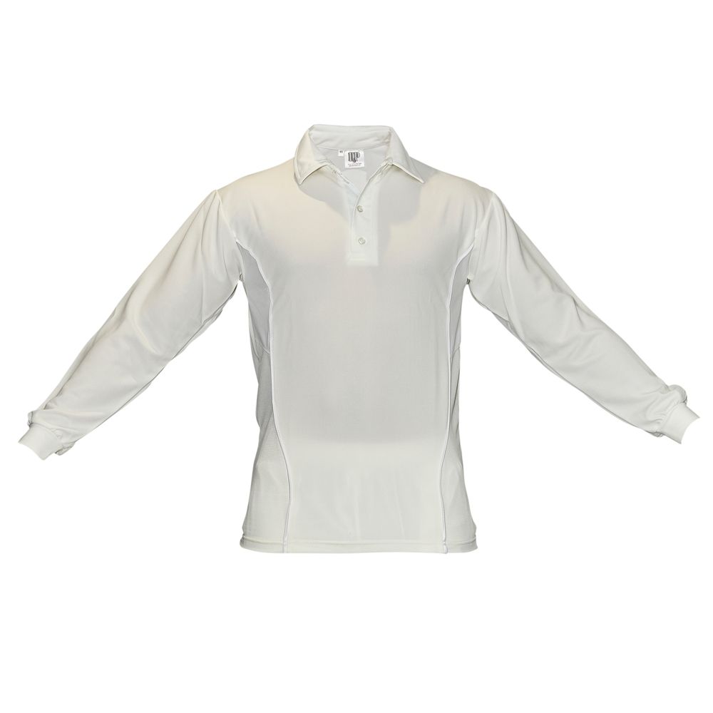D&P Hybrid Long Sleeve Cricket Shirt White Shop Today. Get it Tomorrow!