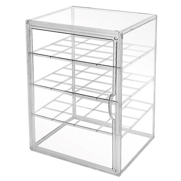 36cm Tall Adjustable 4 Tier Collectibles Display Case, Bakery Display Case