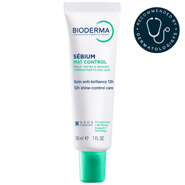 BIODERMA Sébium Mat Control Shine-Control Moisturiser for Oily Skin 30ml