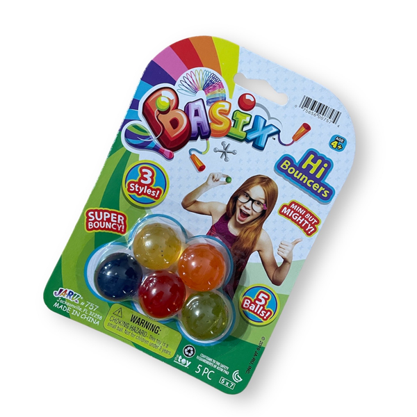 5 Pack Glitter Hi-Bouncers