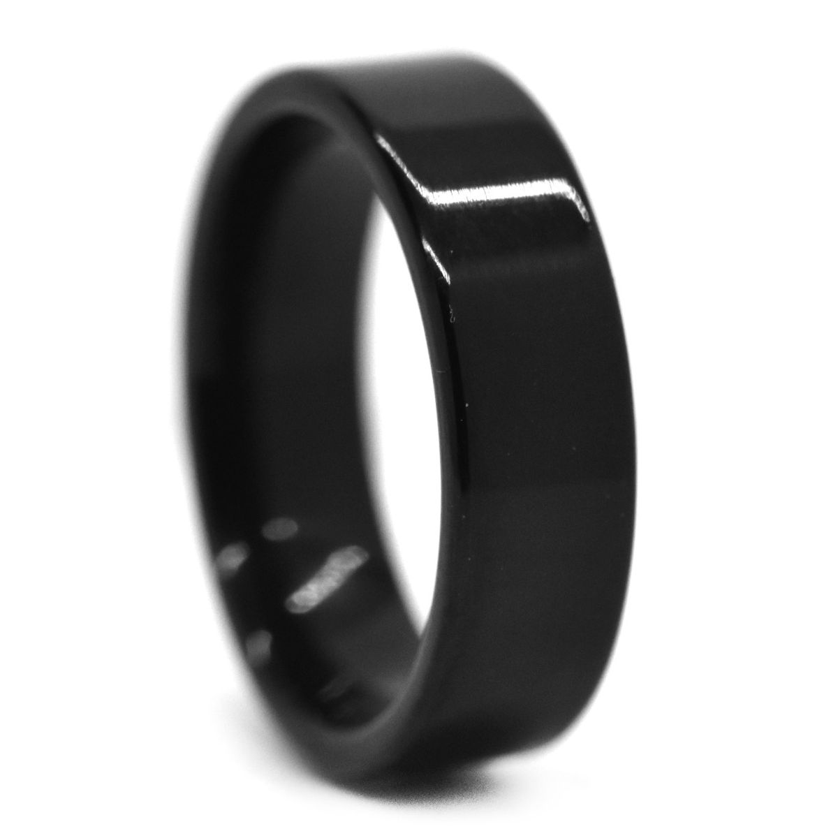 Xcalibur Stainless Steel 6mm Black Ring | Shop Today. Get it