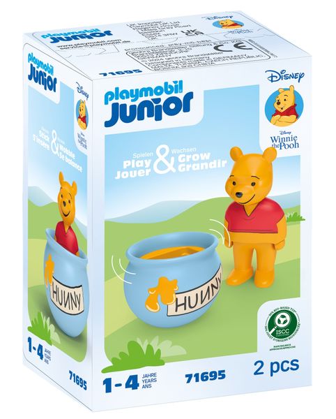 Playmobil Junior &amp; Disney - Winnie the Pooh's Honey Pot (2 Pieces)